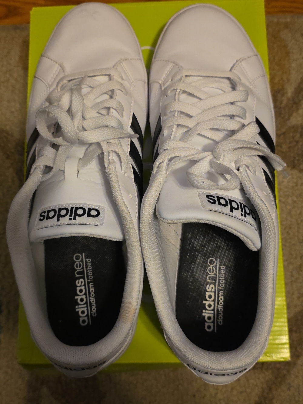 adidas Men's Athletic Shoes  - Black And White